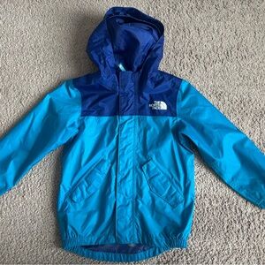 The North Face Kids Two-Tone Blue Raincoat
